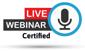 webinar certified logo